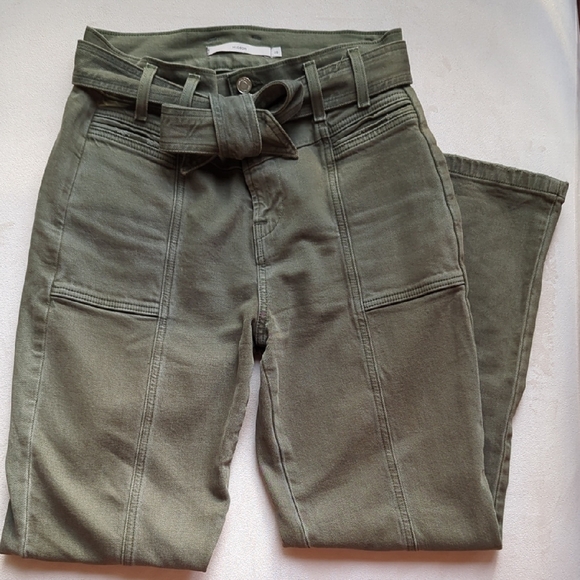 Hudson Jeans Olive Flare Women's Pants - Picture 7 of 9